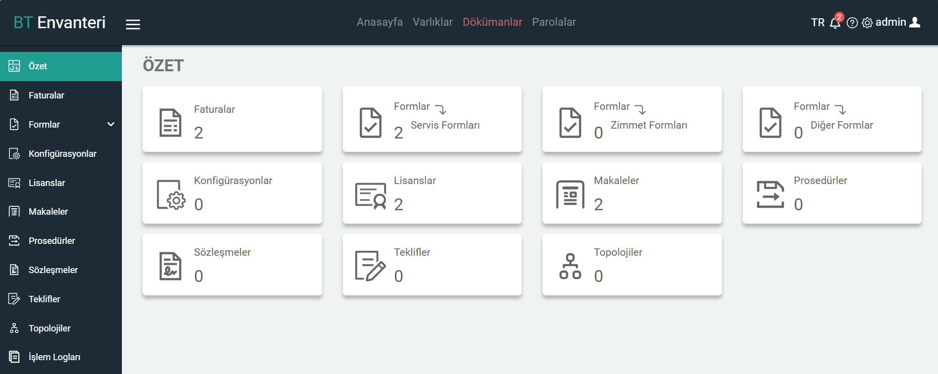 BT Envanter Yönetim Sistemi